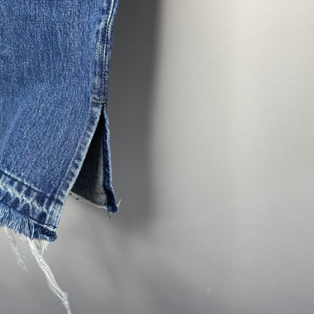 SHOW ME YOUR MUMU Womens Brooklyn Distressed Jeans NEW Sz 29 Straight Frayed-Hem - Picture 5 of 12